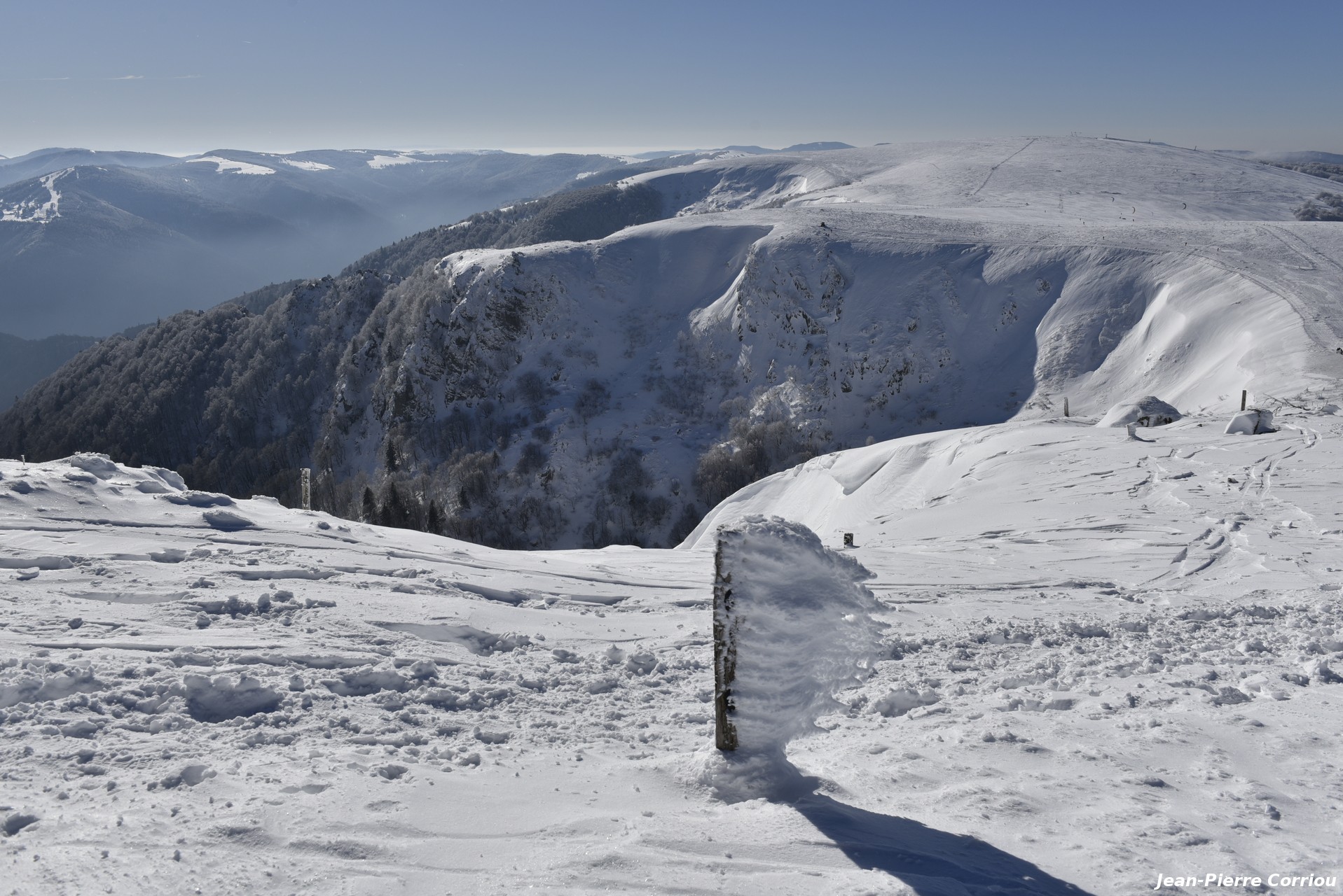 Vue depuis le Hohneck vers le Kastelberg