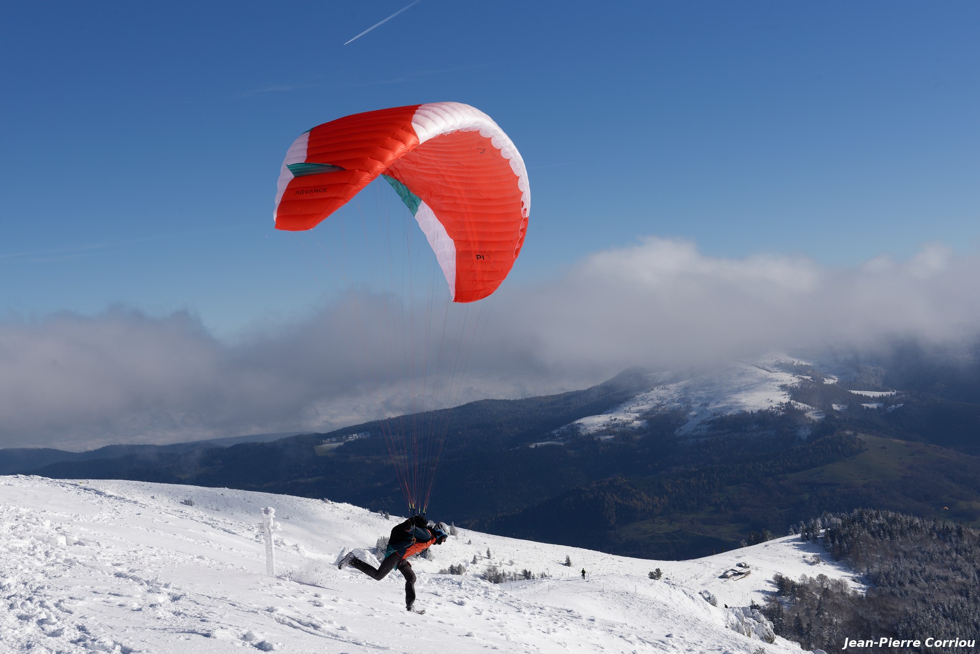 Parapente depuis le Hohneck