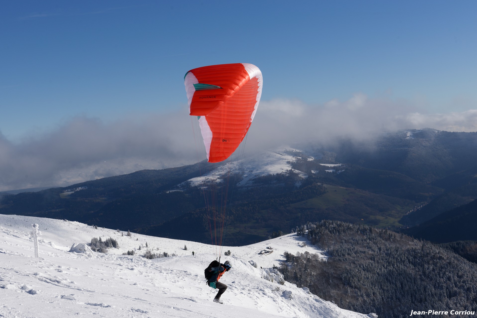Parapente depuis le Hohneck